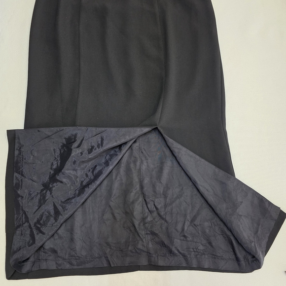 Elegant CDC Evening Black Gown Women’s 10 One Shoulder Rhinestone Strap Formal - Picture 6 of 11